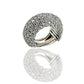 Anello a fascia in oro e diamanti - Simmi Gioiellerie -Anelli