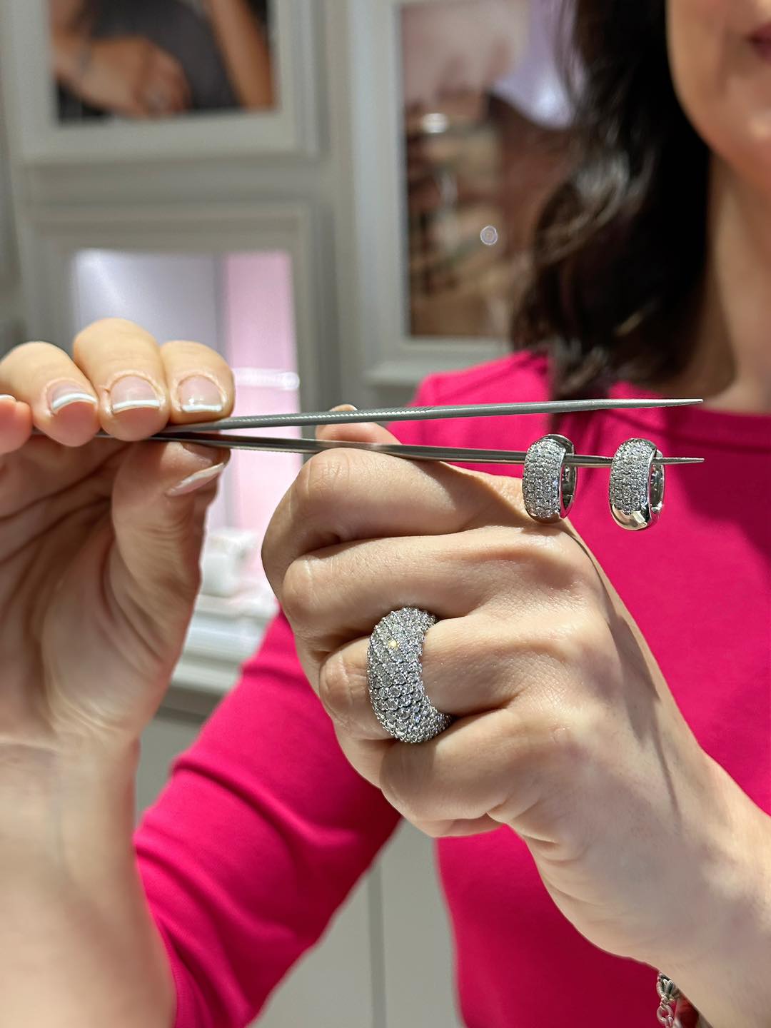 Anello a fascia in oro e diamanti - Simmi Gioiellerie -Anelli