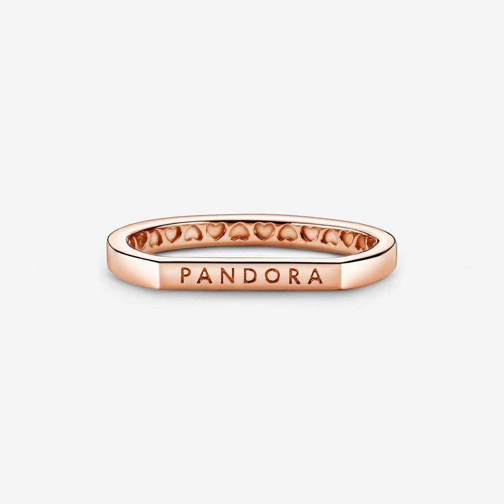 Anello componibile con barretta e logo - Simmi gioiellerie -Anelli
