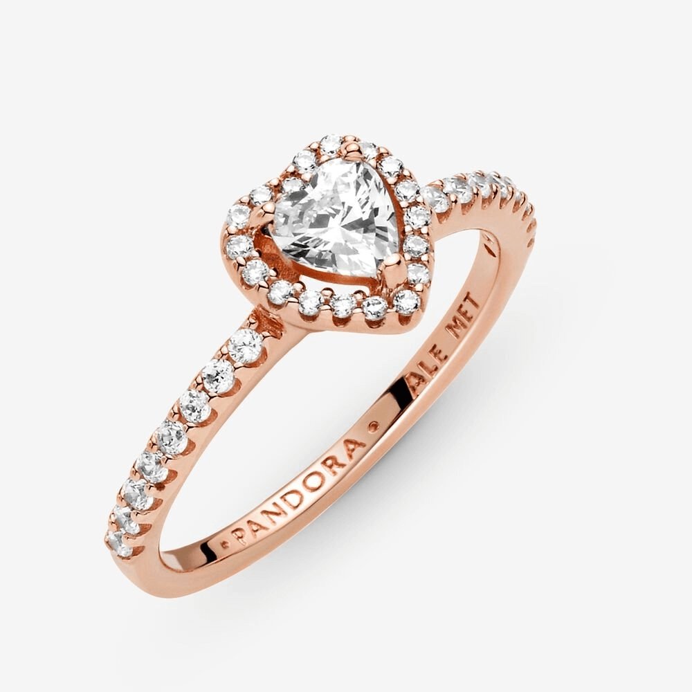 Anello con cuore in rilievo scintillante - Simmi gioiellerie -Anelli
