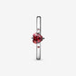 Anello con cuore rosso scintillante - Simmi gioiellerie -Anelli