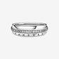 Anello con pavé a tripla fascia - Simmi gioiellerie -Anelli