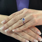 Anello con tanzanite e brillanti - Simmi Gioiellerie -Anelli