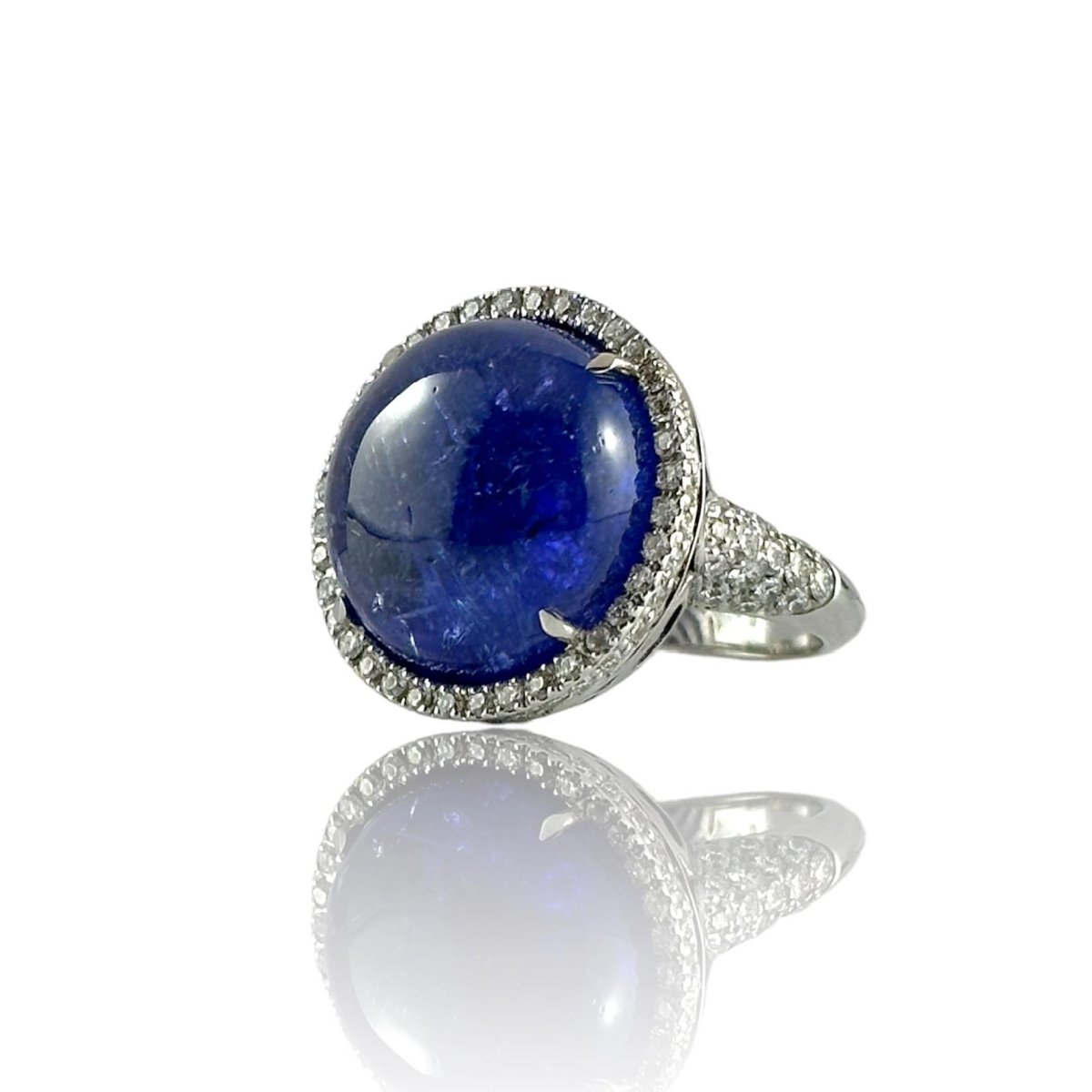 Anello con tanzanite e diamanti - Simmi Gioielli - Simmi Gioiellerie -Anelli