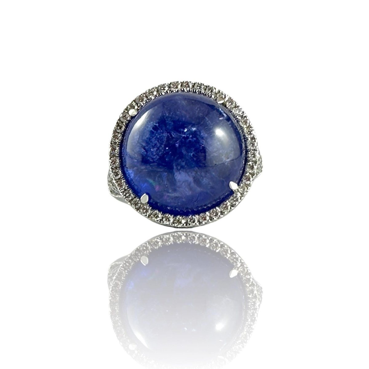 Anello con tanzanite e diamanti - Simmi Gioielli - Simmi Gioiellerie -Anelli