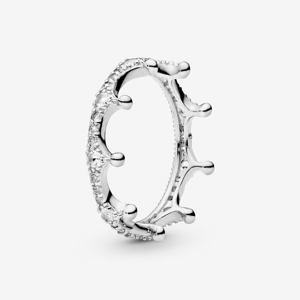 Anello corona scintillante - Simmi gioiellerie -Anelli