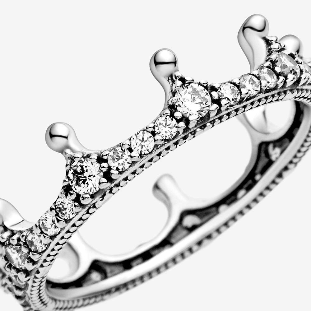 Anello corona scintillante - Simmi gioiellerie -Anelli
