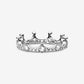 Anello corona scintillante - Simmi gioiellerie -Anelli