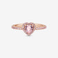 Anello Cuore in Rilievo Rosa - 188421C04 - Simmi Gioiellerie -Bracciali