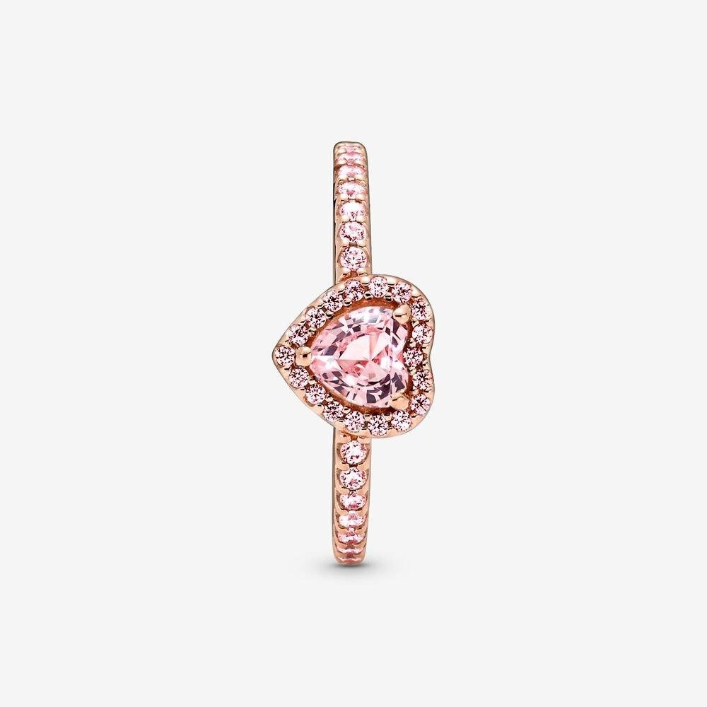 Anello Cuore in Rilievo Rosa - 188421C04 - Simmi Gioiellerie -Bracciali