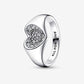 Anello Cuore Pavé Sigillo - 192491C01 - Simmi Gioiellerie -Anelli