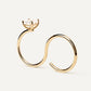 Anello da donna PDPaola - SOFIA TWO FINGER RING - AN01-A27 - Simmi Gioiellerie -Anelli