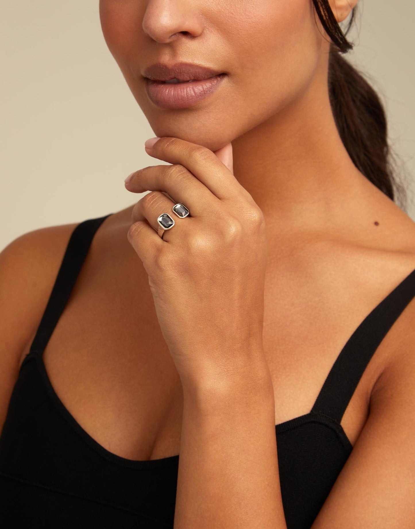 Anello da donna Uno de 50 - ANILLO CLOSING DOORS - ANI0768GRSMTL - Simmi Gioiellerie -Anelli