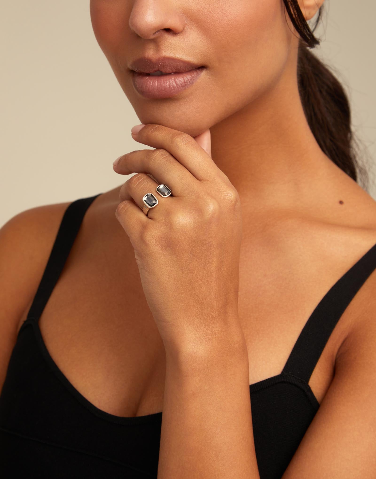 Anello da donna Uno de 50 - ANILLO CLOSING DOORS - ANI0768GRSMTL - Simmi Gioiellerie -Anelli