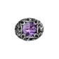 Anello donna argento e ametista - Simmi Gioiellerie -Anelli