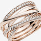 Anello Fascia Intrecciata - 180919CZ - Simmi Gioiellerie -Anelli