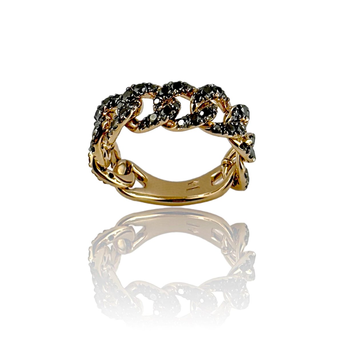 Anello groumette in oro e diamanti - Simmi Gioiellerie -Anelli