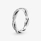 Anello Linee intrecciate scintillante - 190892CZ - Simmi Gioiellerie -Anelli