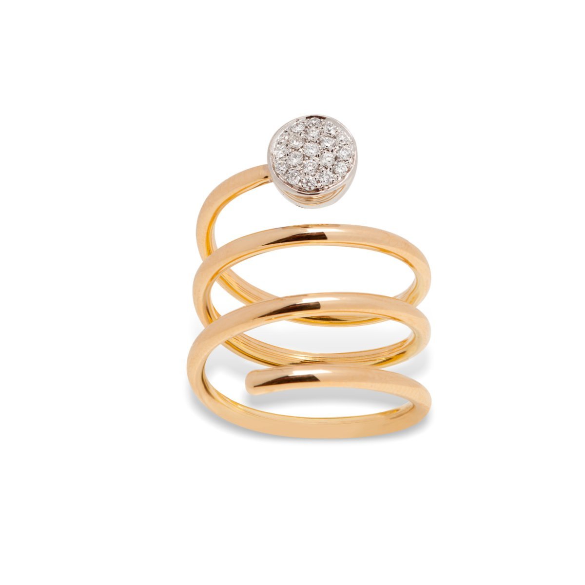 Anello spirale in oro - Simmi gioiellerie -Anello