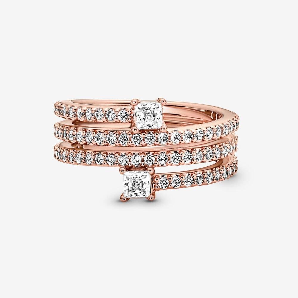 Anello Spirale Luminosa - 180051C01 - Simmi Gioiellerie -Anelli