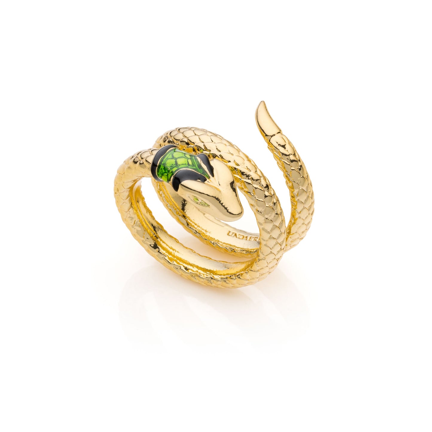 Anello Unoaerre serpente dorato - 2123 - Simmi Gioiellerie -Anelli