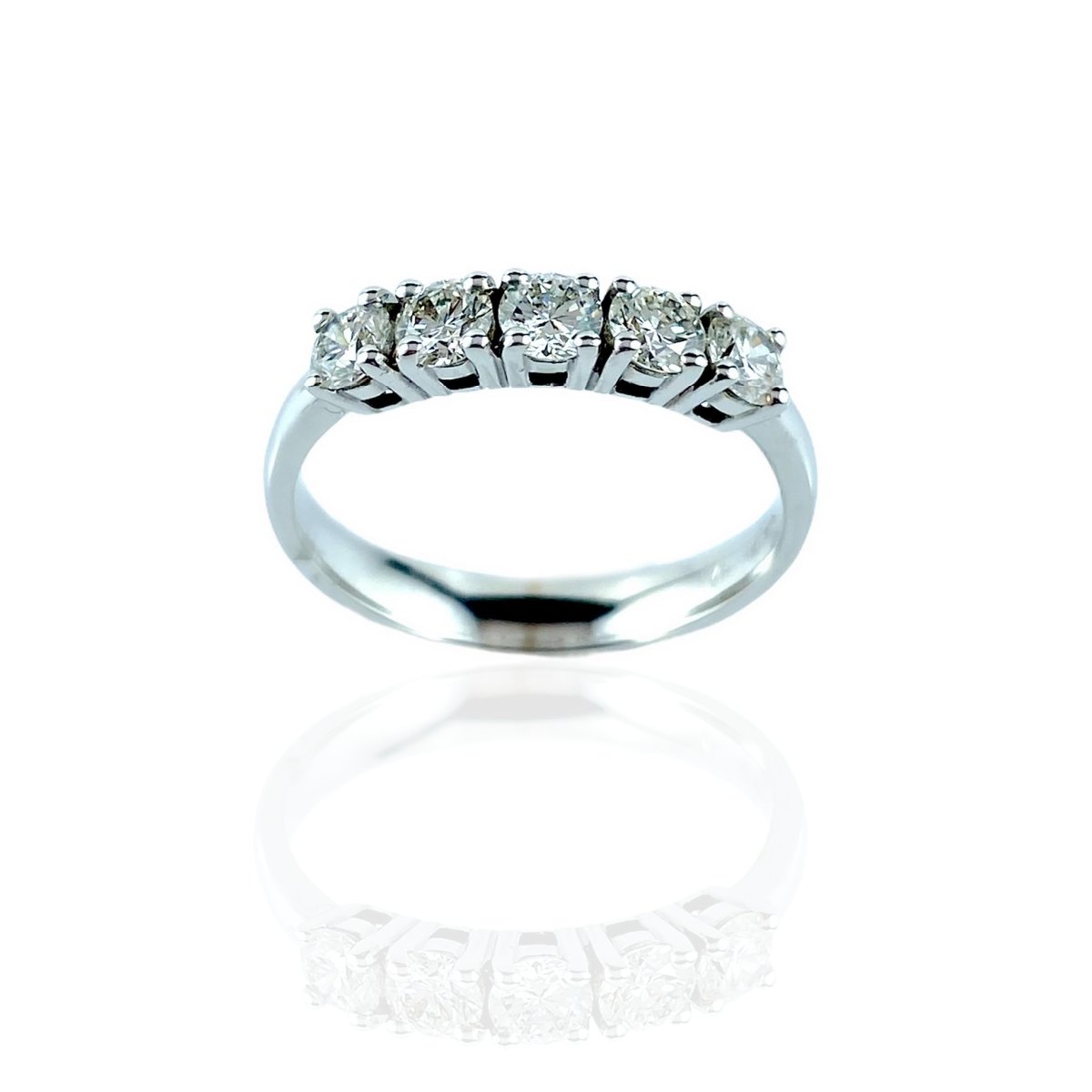 Anello veretta di diamanti - Simmi Gioiellerie -Anelli