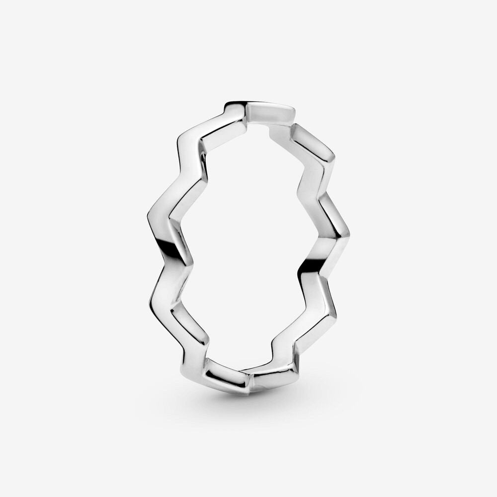 Anello zigzag lucido - Simmi gioiellerie -Anelli