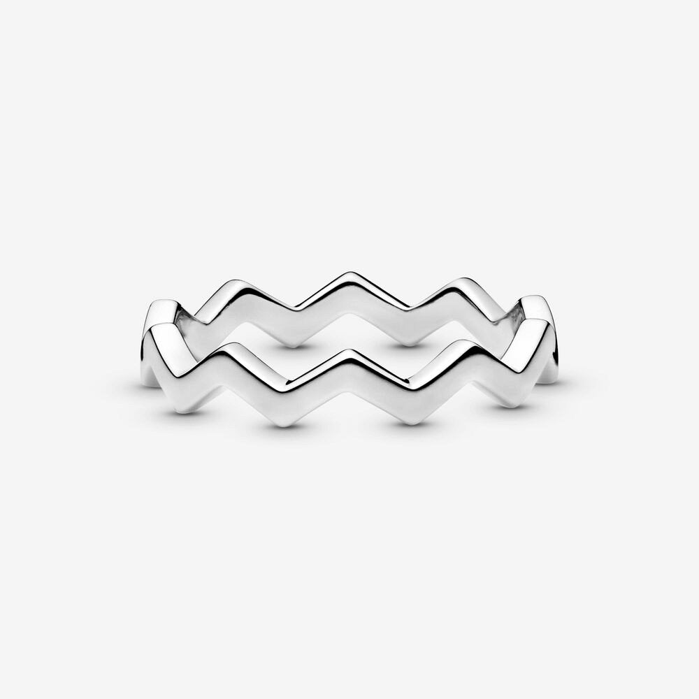 Anello zigzag lucido - Simmi gioiellerie -Anelli