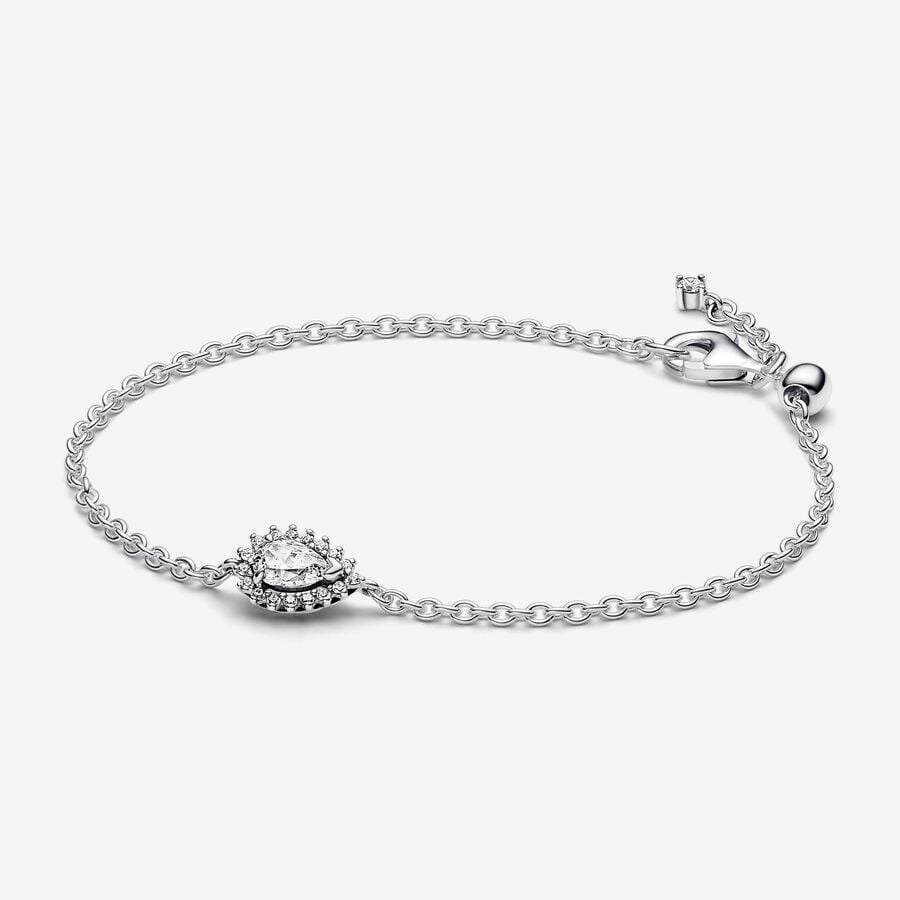 Bracciale a Catena con Punto Luce Goccia - 593001C01 - Simmi Gioiellerie -Bracciali