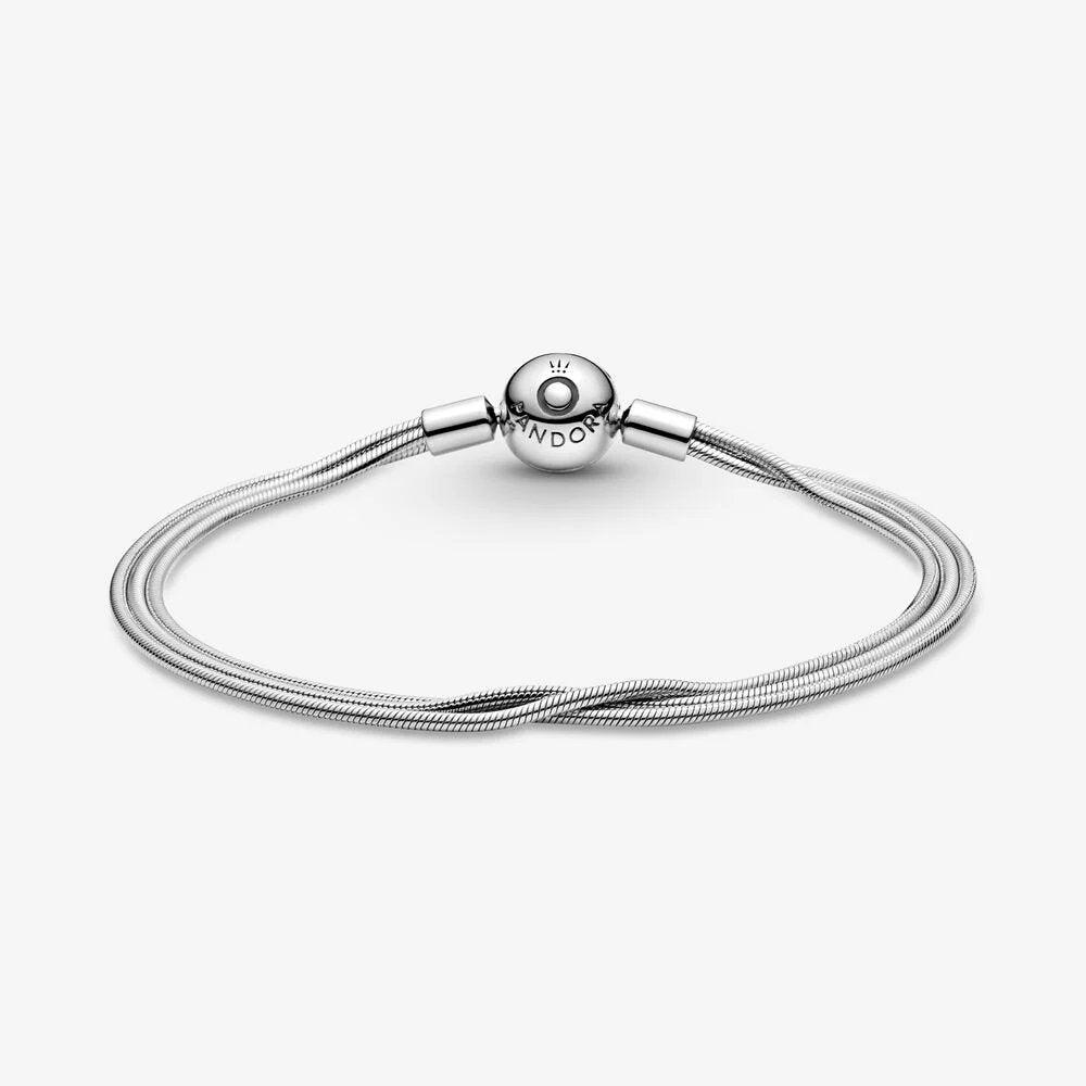 Bracciale a maglia multi filo Pandora Moments - Simmi Gioiellerie -Bracciali