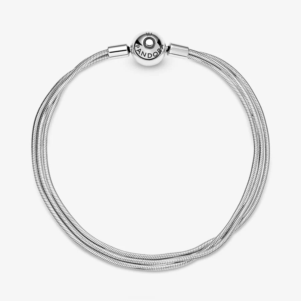Bracciale a maglia multi filo Pandora Moments - Simmi Gioiellerie -Bracciali