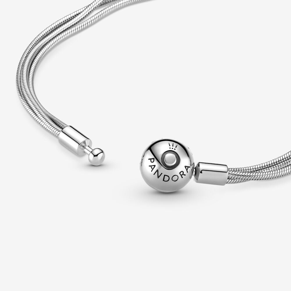 Bracciale a maglia multi filo Pandora Moments - Simmi Gioiellerie -Bracciali