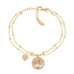 Bracciale Albero della Vita e Cuore Zirconi - BR2ALCUG - Simmi Gioiellerie -Bracciali