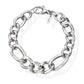 Bracciale Catena Grumetta Rodio - BRPR102B - Simmi gioiellerie -Bracciale