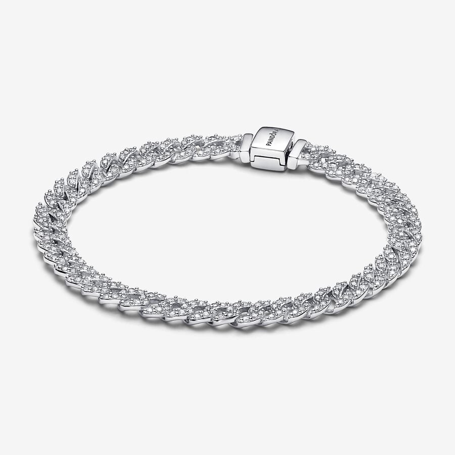 Bracciale Catena Pavè - 593008C01 - Simmi Gioiellerie -Bracciali