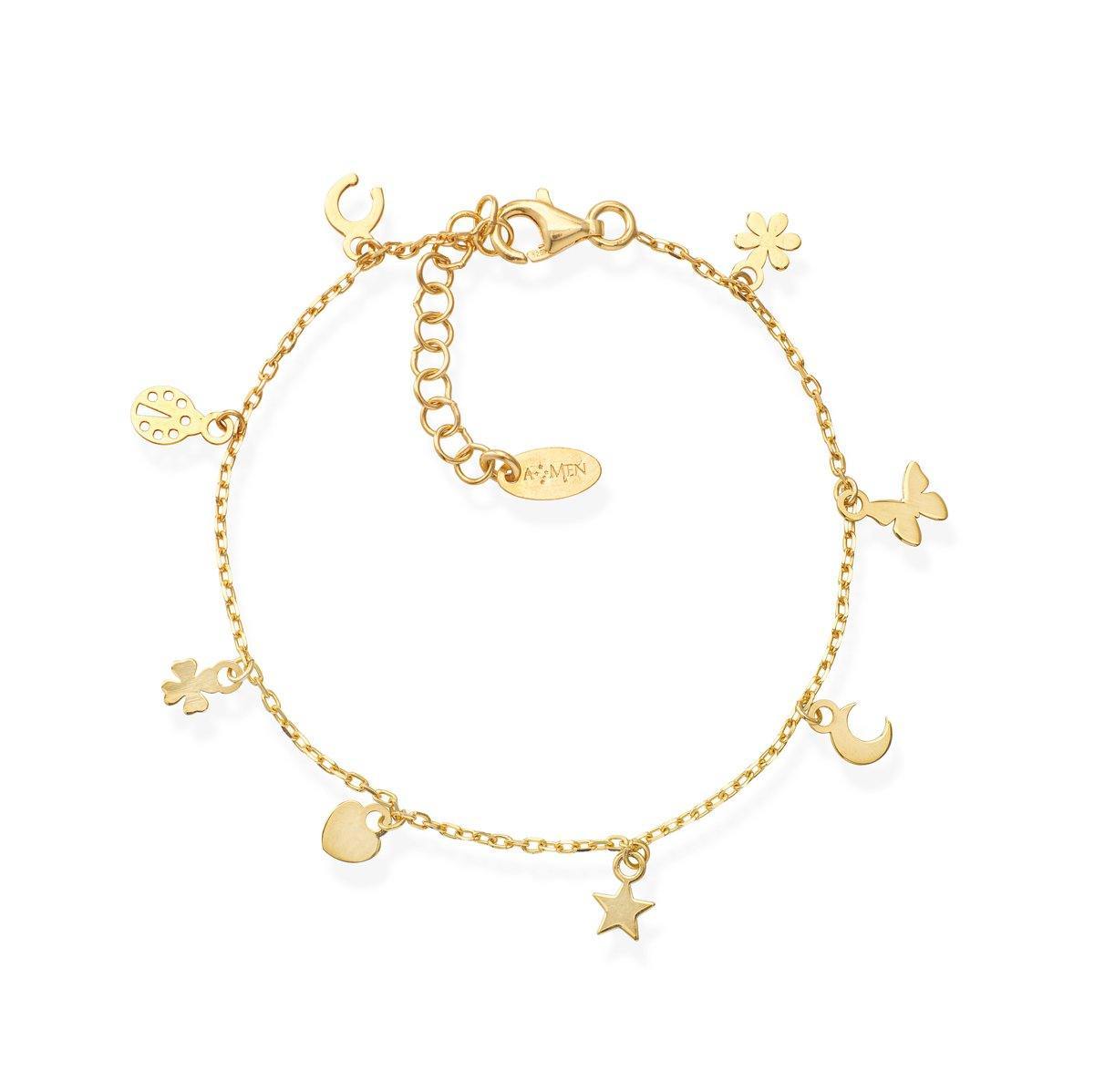 Bracciale Charms Dorata - BRLAFOG - Simmi gioiellerie -Bracciale