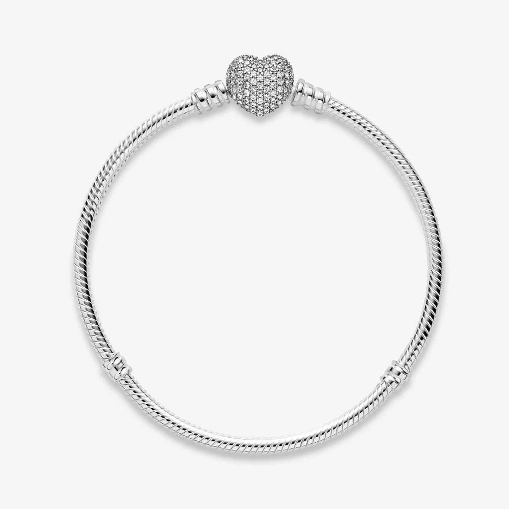 Bracciale Con Chiusura a Cuore - 590727CZ - Simmi gioiellerie -Bracciale