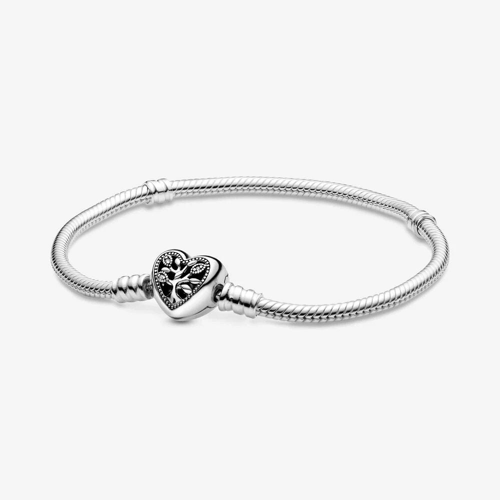 Bracciale con Chiusura a Cuore Albero della Famiglia - 598827C01 - Simmi gioiellerie -Bracciale