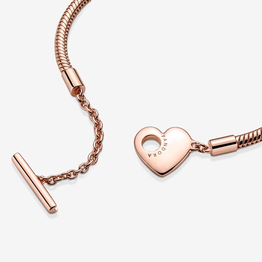 Bracciale con Chiusura a T e Cuore - 589285C00 - Simmi Gioiellerie -Bracciali