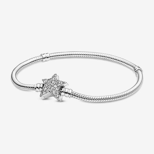 Bracciale con Chiusura Stella Luminosa - 599639C01 - Simmi Gioiellerie -Bracciali