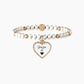 Bracciale con perle coltivate "grazie di cuore" CUORE | GRAZIE - 732101 - Simmi Gioiellerie -Bracciali