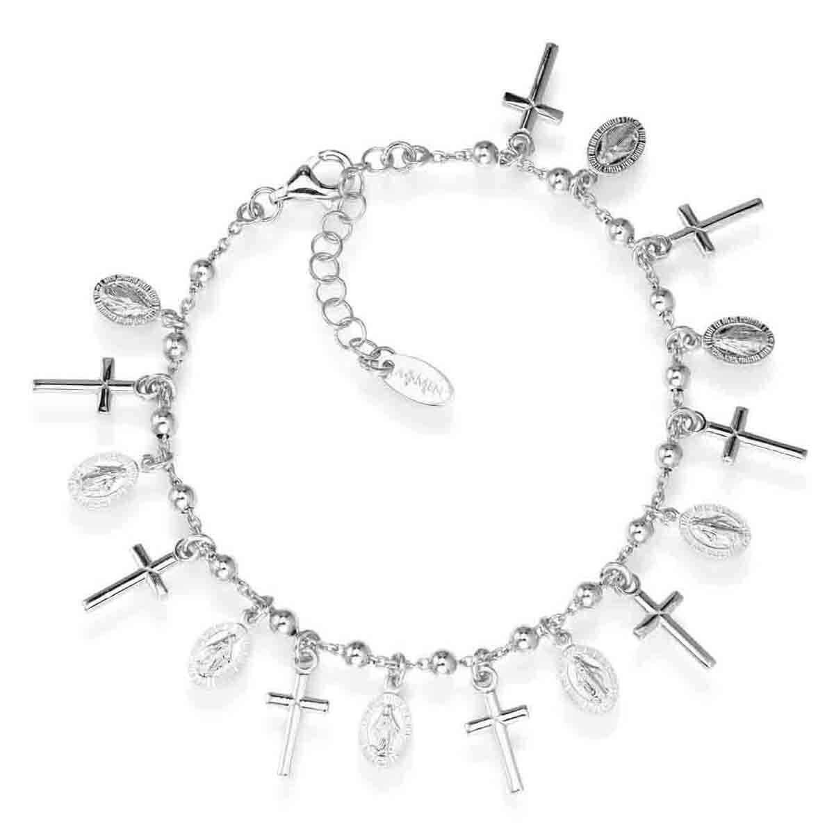 Bracciale Croci e Miracolosa - BRCMB - Simmi gioiellerie -Bracciale