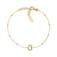 Bracciale Cuore Godronato Dorato Amen - BRGOCUG3 - Simmi gioiellerie -Bracciale