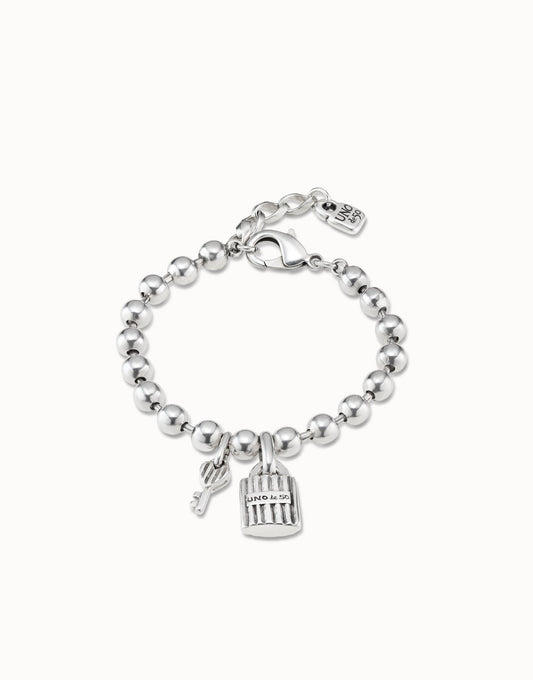 Bracciale da donna Uno de 50 - PULSERA SILVER KEY - PUL2305MTL000 - Simmi Gioiellerie -Bracciali