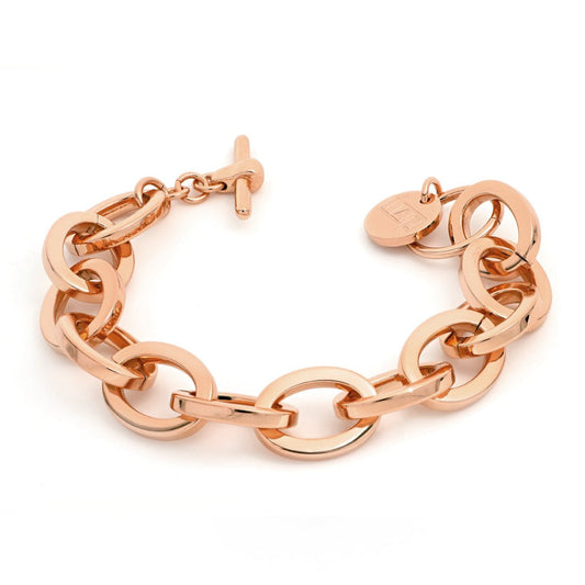 Bracciale da donna Unoaerre in bronzo dorato rosa - 1932 - Simmi Gioiellerie -Bracciali