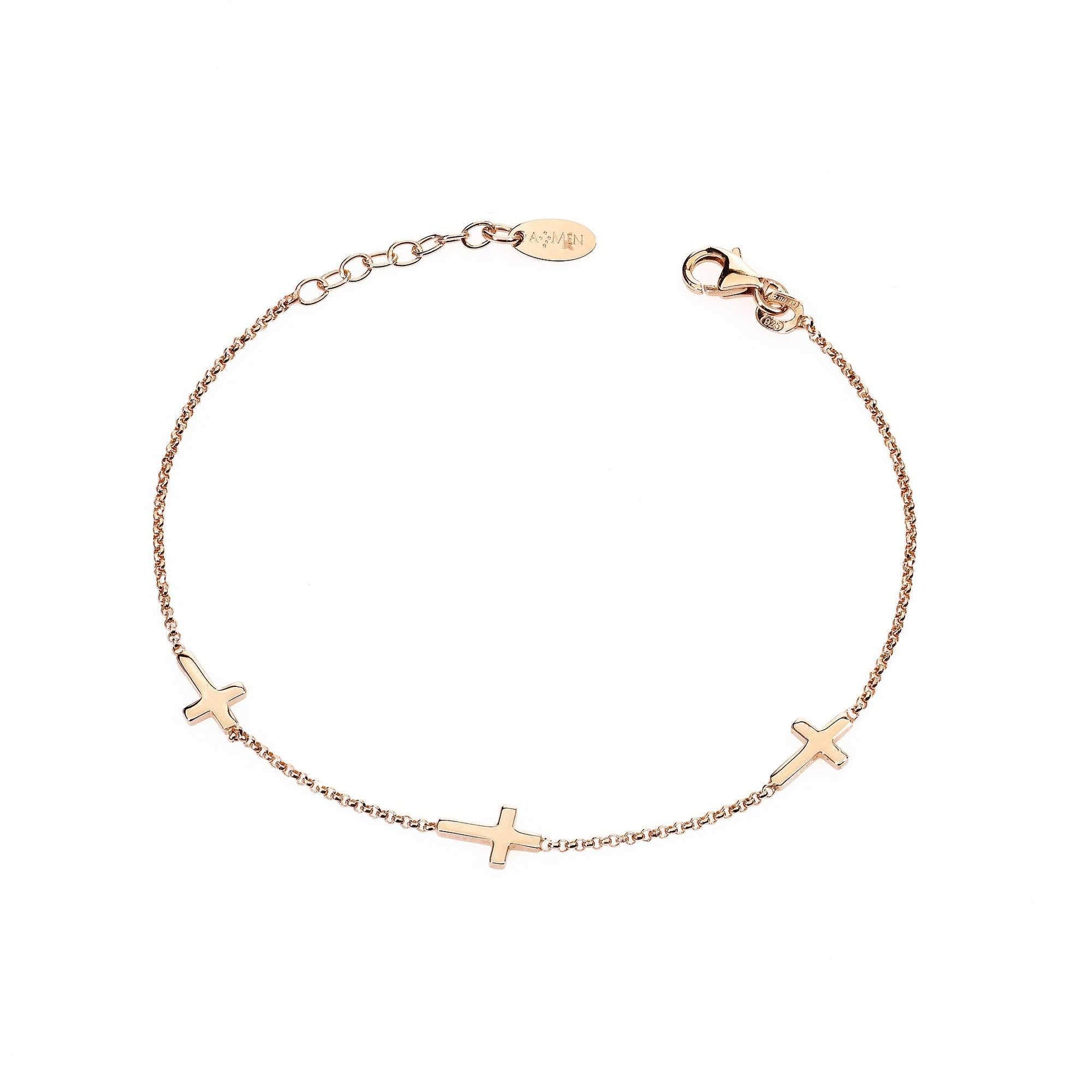 Bracciale crocifissi - BR3CR - Simmi gioiellerie -Bracciale