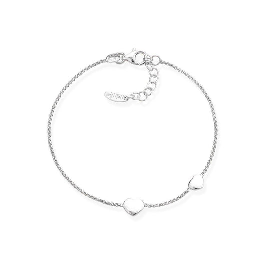 Bracciale Doppio Cuore - BRGHB3 - Simmi gioiellerie -Bracciale