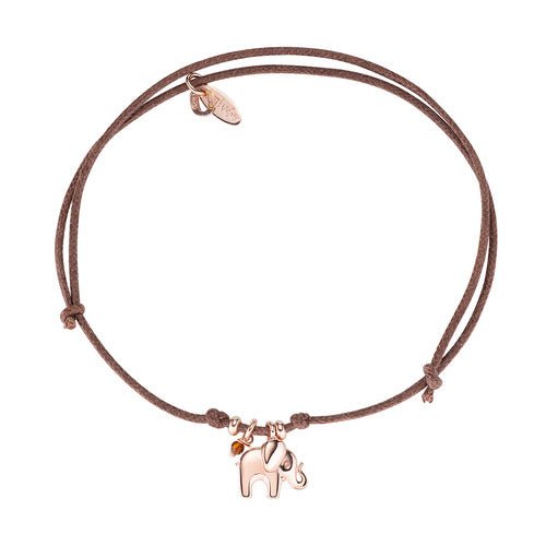 Bracciale Elefante Cordino Cerato - BRANCOELRM - Simmi Gioiellerie -Bracciali