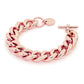 Bracciale Groumette in bronzo dorato rosa - Simmi Gioiellerie -Bracciali