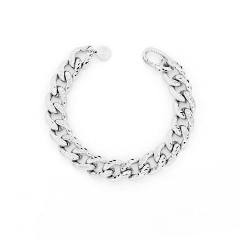 BRACCIALE IN BRONZO ARGENTATO - UNOAERRE - Simmi gioiellerie -Bracciale